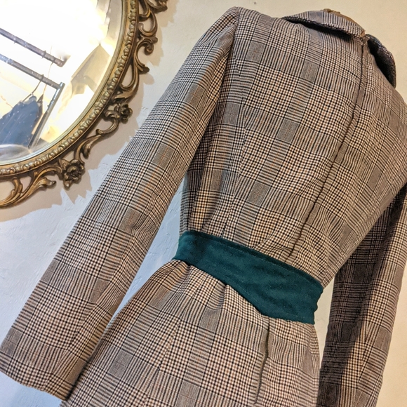 *SOLD* Adele Simpson for Dayton's Oval Room 1960s vintage tartan shirt dress - Picture 6 of 12